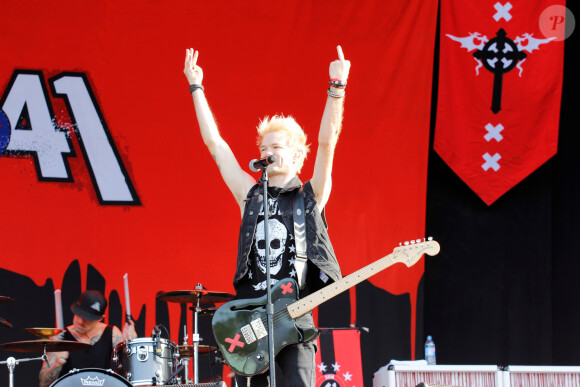 Jour 3 - Sum 41 - Festival Rock en Seine au Domaine Nationale de Saint-Cloud à Paris, le 28 août 2016. © Lise Tuillier/Bestimage