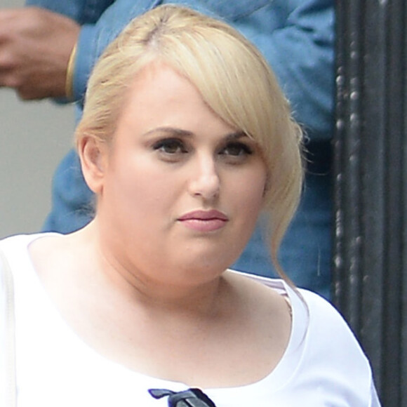 Rebel Wilson sur le tournage du film ''Isn't It Romantic'' à New York, le 24 juillet 2017.
