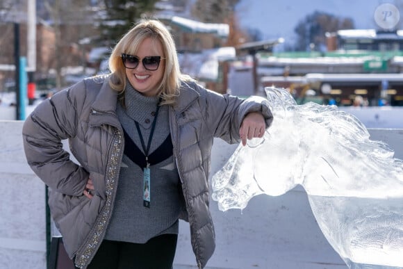 Rebel Wilson - Championnant du monde de Snow Polo d'Aspen. Le 19 décembre 2019. @Splash News/ABACAPRESS.COM