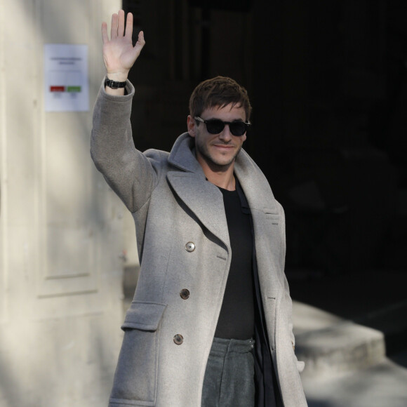 Gaspard Ulliel arrive au Grand Palais pour le deuxième défilé Chanel, collection Haute Couture printemps-été 2020. Paris, le 21 janvier 2020. © Christophe Clovis-Veeren Ramsamy / Bestimage