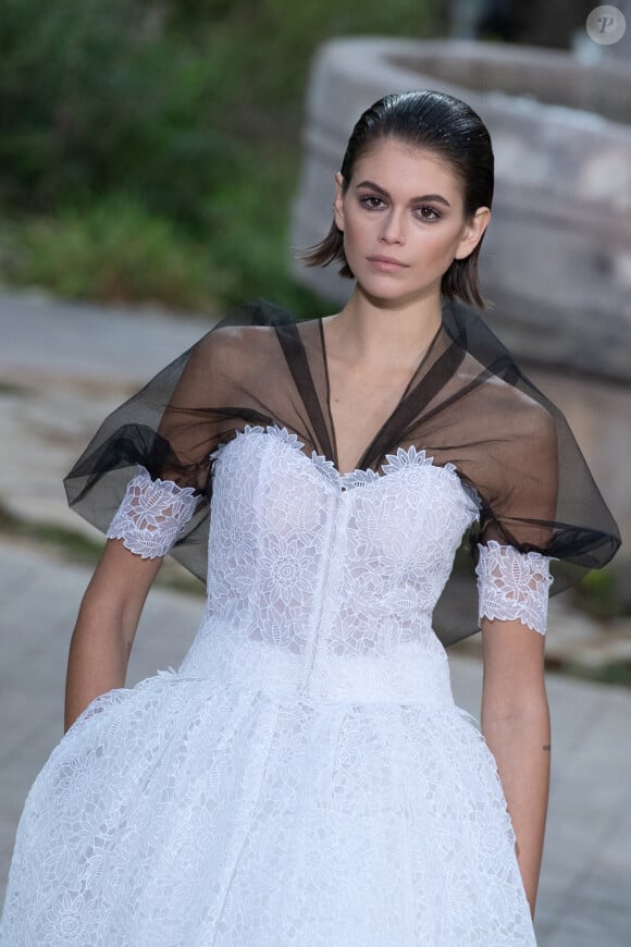 Premier défilé Chanel, collection Haute Couture printemps-été 2020, au Grand Palais. Paris, le 21 janvier 2020.