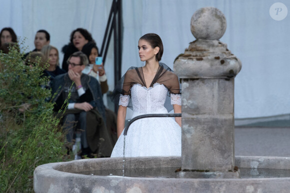 Premier défilé Chanel, collection Haute Couture printemps-été 2020, au Grand Palais. Paris, le 21 janvier 2020.