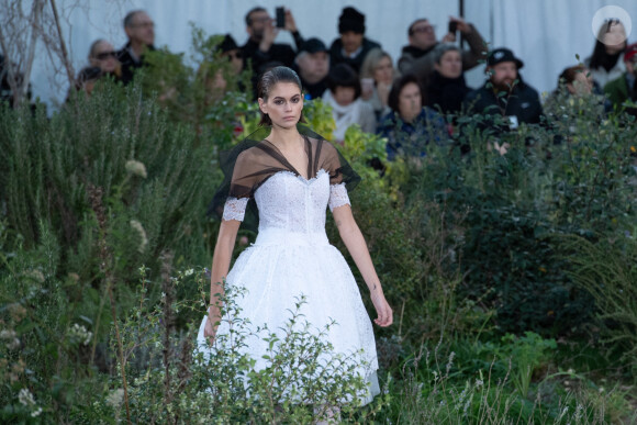 Premier défilé Chanel, collection Haute Couture printemps-été 2020, au Grand Palais. Paris, le 21 janvier 2020.