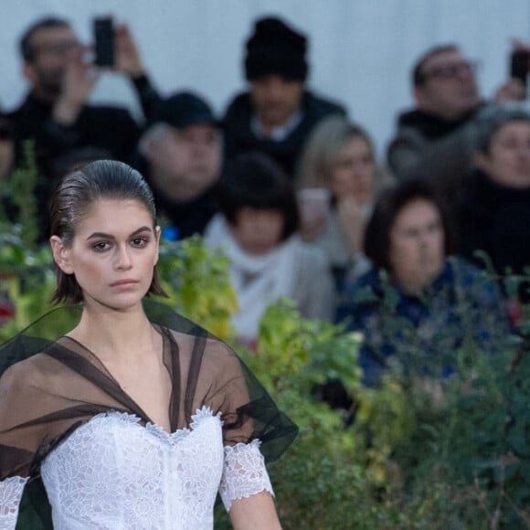 Premier défilé Chanel, collection Haute Couture printemps-été 2020, au Grand Palais. Paris, le 21 janvier 2020.