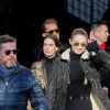 Gigi Hadid quitte le Grand Palais à l'issue du défilé de mode Chanel, collection Haute Couture automne-hiver 2020/2021. Paris, le 21 janvier 2020 © Veeren - Christophe Clovis / Bestimage