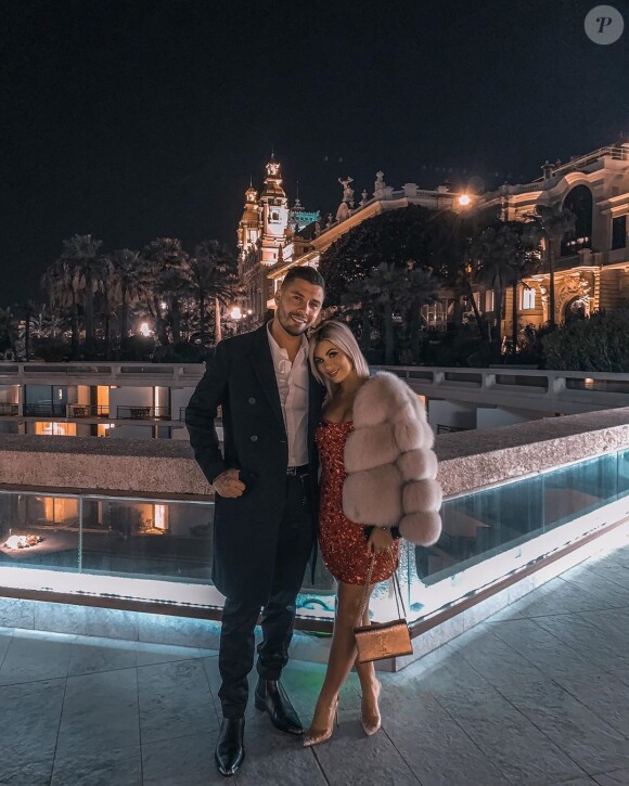 Carla Moreau et Kevin Guedj à Monaco, le 1er janvier 2020, sur Instagram