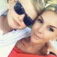 Amélie Neten et son fils Hugo - Instagram, 9 juillet 2018