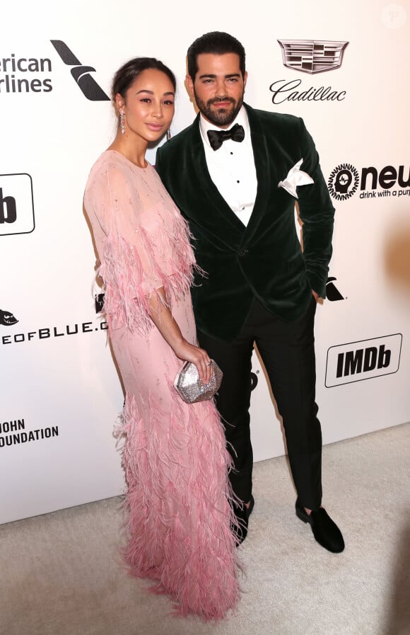 Cara Santana and Jesse Metcalfe - People à la soirée caritative AIDS Foundation Academy Awards Viewing Party à Los Angeles le 24 février 2019.