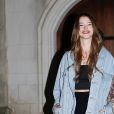 Léa Elui assiste au défilé Laundered Works Corp à la Cathédrale Américaine à Paris. Le 16 janvier 2020.