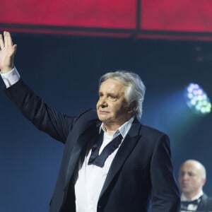 Exclusif - Michel Sardou - Ultime concert de Michel Sardou pour la dernière date de son spectacle "La dernière danse" à la Seine Musicale à Boulogne-Billancourt le 12 avril 2018. Le chanteur a rassemblé plus de 400 000 spectateurs pour une tournée de 82 concerts. © Pierre Perusseau/Bestimage