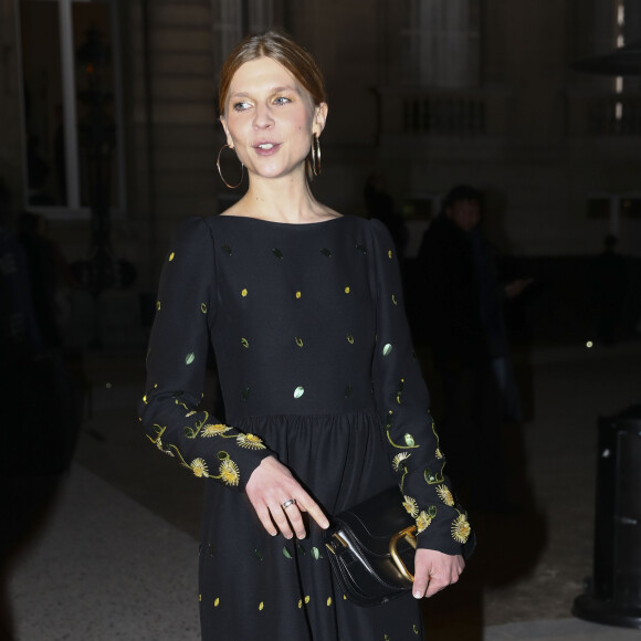 Clémence Poesy - People à la sortie du défilé Haute Couture Valentino printemps-été 2020 à Paris le 22 janvier 2020. © Gwendoline Le Goff / Panoramic / Bestimage