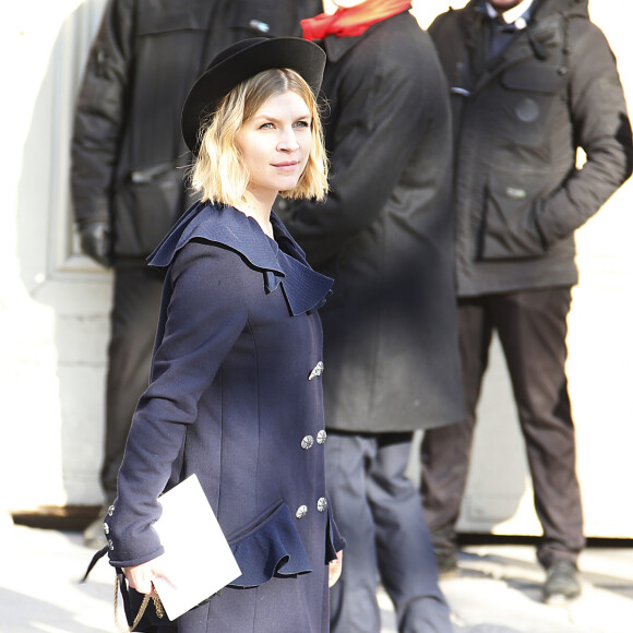 Clémence Poésy - Sorties du défilé de mode Haute-Couture printemps-été 2020 "Chanel" à Paris. Le 21 janvier 2020 © Christophe Aubert via Bestimage