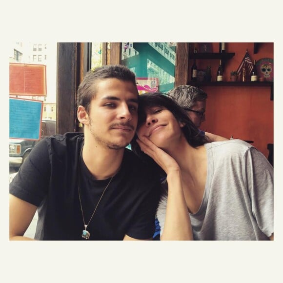 Sophie Marceau et son fils Vincent Zulawski le 3 mai 2016 sur Instagram.