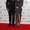 Anthony Martial et sa compagne Mélanie da Cruz sont apparus pour la première fois en public au photocall du dîner de gala "The United for UNICEF" au stade Old Trafford à Manchester, Royaume Uni, le 31 octobre 2016.