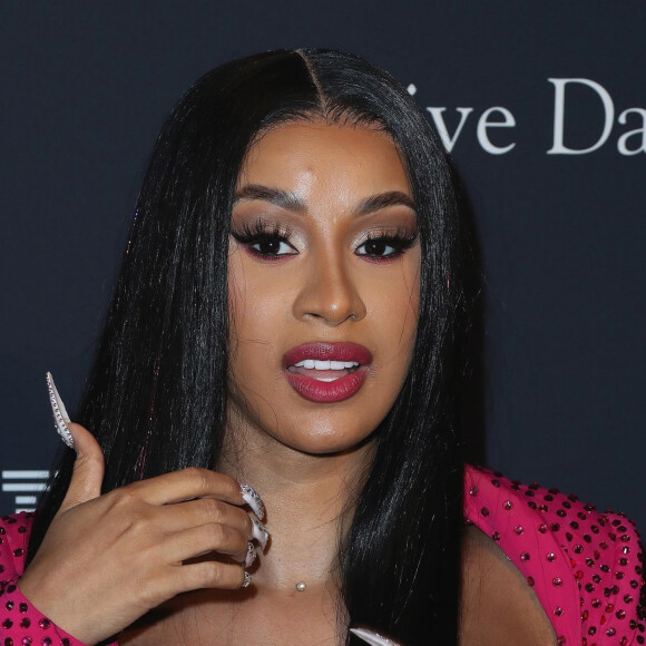 Cardi B assiste à la soirée Recording Academy and Clive Davis 2020 Pre-GRAMMY à l'hôtel The Beverly Hilton. Beverly Hills, Los Angeles, le 25 janvier 2020.