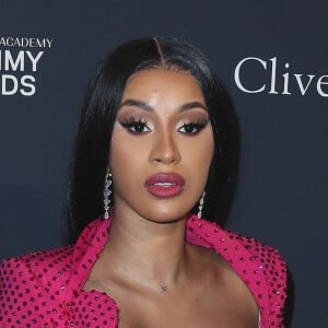 Cardi B assiste à la soirée Recording Academy and Clive Davis 2020 Pre-GRAMMY à l'hôtel The Beverly Hilton. Beverly Hills, Los Angeles, le 25 janvier 2020.