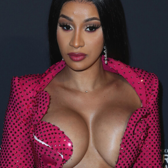 Cardi B assiste à la soirée Recording Academy and Clive Davis 2020 Pre-GRAMMY à l'hôtel The Beverly Hilton. Beverly Hills, Los Angeles, le 25 janvier 2020.