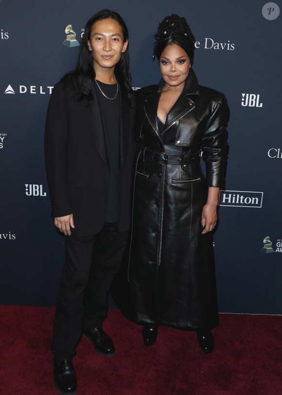 Alexander Wang et Janet Jackson assistent à la soirée Recording Academy and Clive Davis 2020 Pre-GRAMMY à l'hôtel The Beverly Hilton. Beverly Hills, Los Angeles, le 25 janvier 2020.