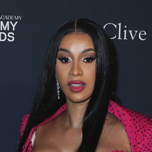 Cardi B assiste à la soirée Recording Academy and Clive Davis 2020 Pre-GRAMMY à l'hôtel The Beverly Hilton. Beverly Hills, Los Angeles, le 25 janvier 2020.