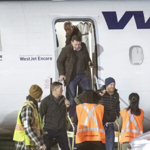 Premières photos du prince Harry à son arrivée à l'aéroport de Victoria à Sidney au Canada pour rejoindre sa femme M. Markle, la duchesse de Sussex, le 20 janvier 2020