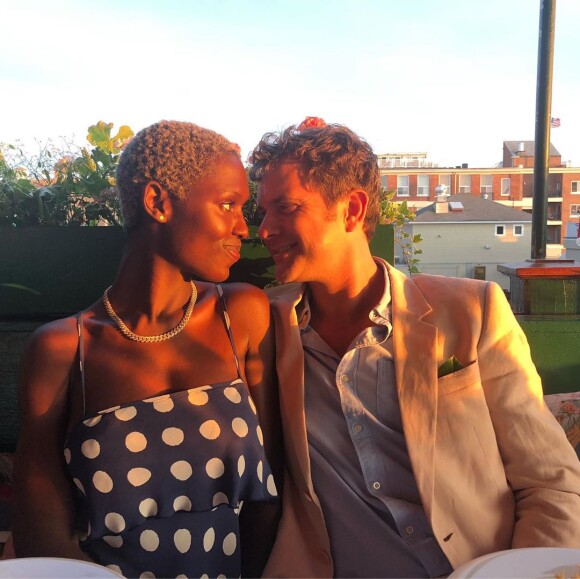 Joshua Jackson et sa compagne Jodie Turner-Smith sur Instagram, le 12 août 2019.