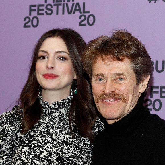 Anne Hathaway, Willem Dafoe - Première du film "The Last Thing He Wanted" au Festival du Film de Sundance à Park City, dans l'Utah, le 27 janvier 2020.