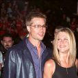 Brad Pitt et Jennifer Aniston  à l'avant-première du film  "Rock Star" à Los Angeles, en septembre 2001.   