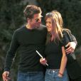 Brad Pitt et Jennifer Aniston visitent le musée "Art Hollywood" à Beverly Hills.