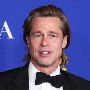 Brad Pitt lors de la 77ème cérémonie annuelle des Golden Globe Awards au Beverly Hilton Hotel à Los Angeles le 5 janvier 2020.