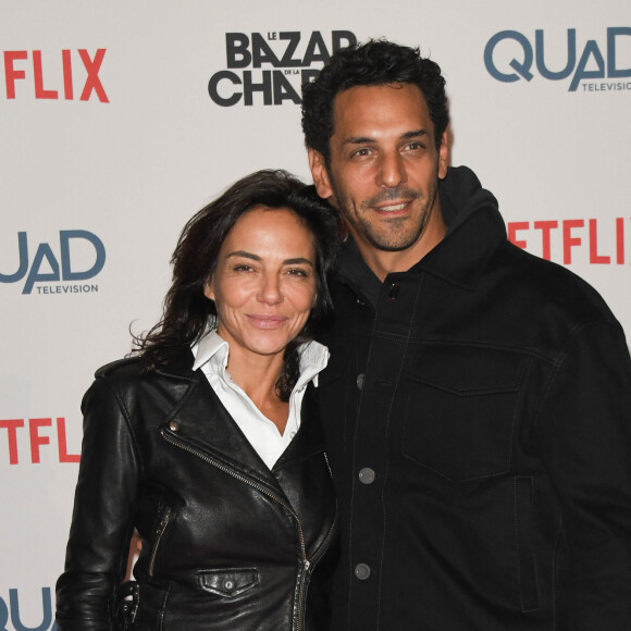 Sandra Sisley et son mari Tomer Sisley à l'avant-première de série télévisé TF1 "Le Bazar de la Charité" au Grand Rex à Paris, France, le 30 septembre 2019. © Coadic Guirec/Bestimage