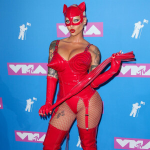 Amber Rose lors du photocall de la cérémonie des MTV Video Music Awards à New York le 20 août 2018.