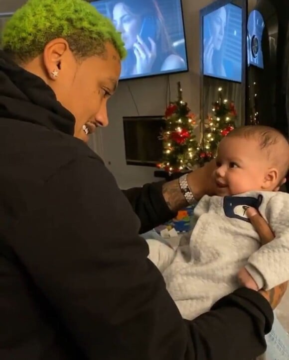 Amber Rose dévoile de nouvelles photos de son fils, Slash Alectric Alexander Edwards, le 10 janvier 2020 sur Instagram.