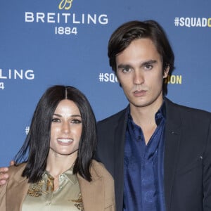 Capucine Anav et son compagnon Alain-Fabien Delon lors de la soirée de réouverture de la boutique "Breitling", située rue de la Paix. Paris, le 3 octobre 2019. © Olivier Borde/Bestimage