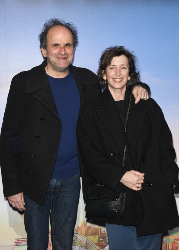 Lionel Abelanski et sa femme Nathalie Levy-Lang - Avant-première du film "Le Prince Oublié" au cinéma le Grand Rex à Paris le 2 février 2020. © Coadic Guirec/Bestimage