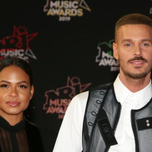 Christina Milian enceinte et son compagnon Matt Pokora (M. Pokora) - 21ème édition des NRJ Music Awards au Palais des festivals à Cannes le 9 novembre 2019. © Dominique Jacovides/Bestimage