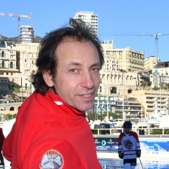 Philippe Candeloro lors de la journée du championnat de patinage et gala de fin de saison sur la patinoire au port Hercule à Monaco, le 2 mars 2019. © Bruno Bebert/Bestimage