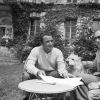 Archives -En France, rendez-vous avec Claude Brasseur et l'écrivain Christopher Frank. Le 17 juillet 1981 © Bernard Leguay via Bestimage