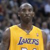 Kobe Bryant (Lakers) et Wesley Johnson (Wolves) lors du match de basket, Los Angeles Lakers / Minnesota Timberwolves aux NBA Europe Live. Le 4 octobre 2010.