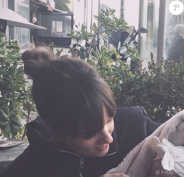 Alizée Lyonnet et sa fille Maggy sur Instagram, le 24 janvier 2020.