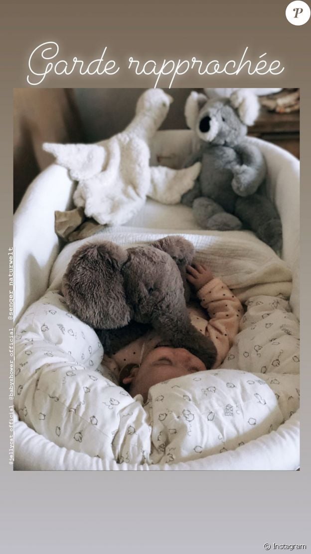 Alizée Lyonnet dévoile une photo de sa fille Maggy, le 2 février 2020 sur Instagram.