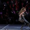Jennifer Lopez en concert à la mi-temps du Super Bowl LIV (Pepsi Super Bowl LIV Halftime Show) au Hard Rock Stadium. Miami, le 2 février 2019.