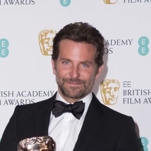 Bradley Cooper - Press room de la 72ème cérémonie annuelle des BAFTA Awards (British Academy Film Awards 2019) au Royal Albert Hall à Londres, le 10 février 2019