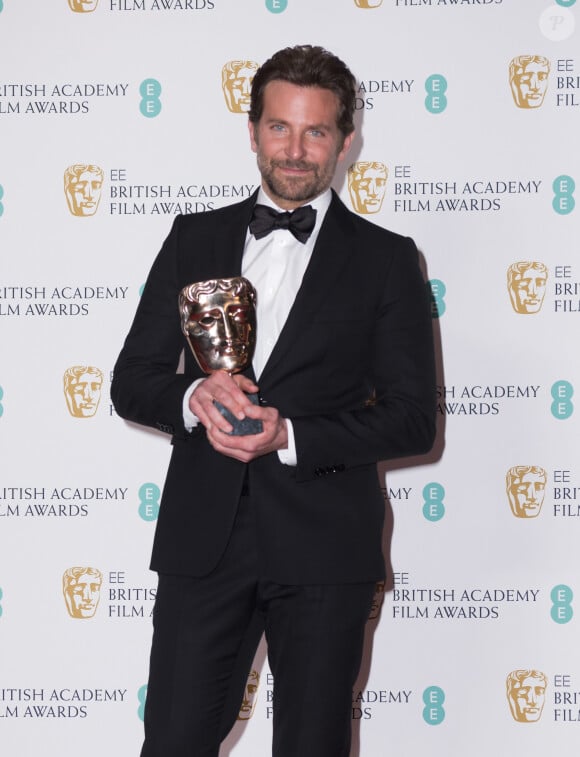 Bradley Cooper - Press room de la 72ème cérémonie annuelle des BAFTA Awards (British Academy Film Awards 2019) au Royal Albert Hall à Londres, le 10 février 2019