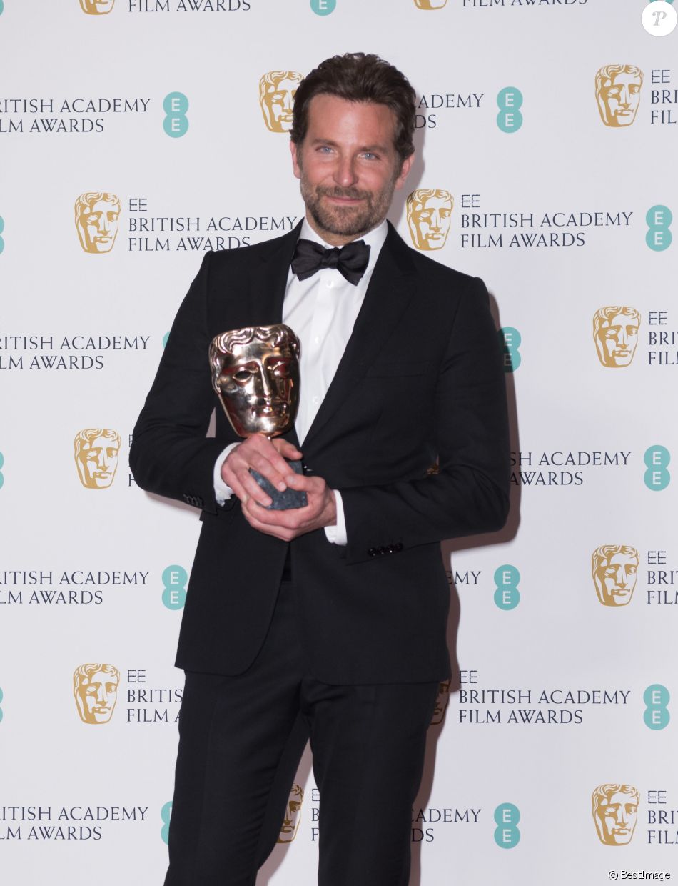 British Academy Film Award De La Meilleure Musique De Film Bradley Cooper - Press room de la 72ème cérémonie annuelle des BAFTA