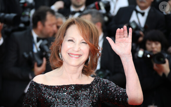 Nathalie Baye à la première de "The Dead Don't Die" lors de l'ouverture du 72ème Festival International du Film de Cannes, le 14 mai 2019. © Denis Guignebourg/Bestimage