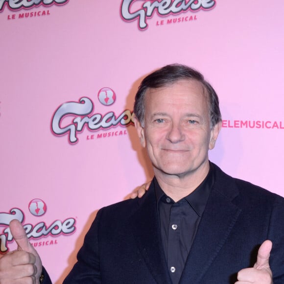 Francis Huster assiste à la première de "Grease, le Musical" au Théâtre Mogador à Paris. Le 28 Septembre 2017. @Aurore Marechal/ABACAPRESS.COM