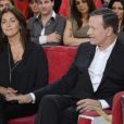 Cristiana Reali et Francis Huster - Enregistrement de l'émission "Vivement Dimanche" à Paris le 24 septembre 2014.