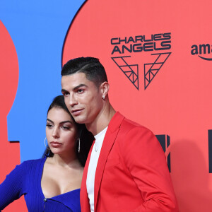 Georgina Rodriguez et son compagnon Cristiano Ronaldo à la soirée MTV European Music Awards 2019 (MTV EMA's) au FIBES Conference and Exhibition Centre à Séville en Espagne, le 3 novembre 2019.