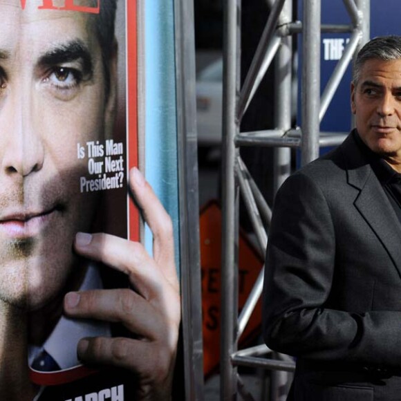 George Clooney à l'avant-première de son film Les Marches du pouvoir, à Los Angeles, le 9 octobre 2011.