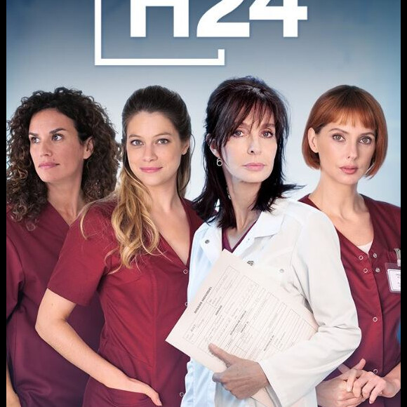 Frédérique Bel au casting de la série "H24" de TF1.